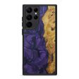 Galaxy S22 Ultra Wood+Resin Phone Case - Elyse (Purple, 597518) Hot on Sale