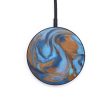 Circle ResinArt Wireless Charger - Jeana (Teal & Gold, 598005) Fashion