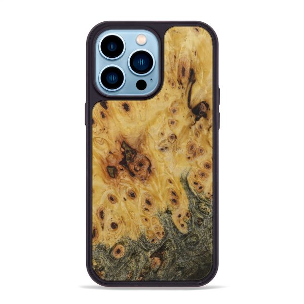 iPhone 14 Pro Max Burl Wood Phone Case - Fannye (Buckeye Burl, 596770) For Sale