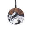 Circle Wood+Resin Wireless Charger - Moris (Black & White, 597759) Cheap