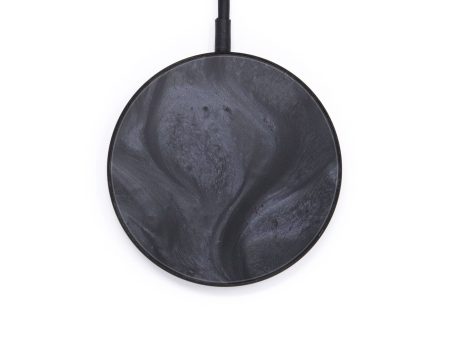 Circle ResinArt Wireless Charger - Kendall (Pure Black, 599824) Cheap