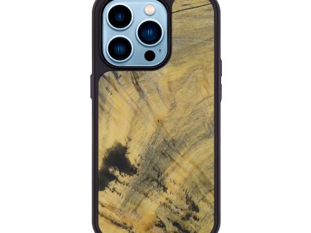 iPhone 14 Pro Burl Wood Phone Case - MaryLou (Buckeye Burl, 596778) For Cheap