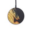 Circle Wood+Resin Wireless Charger - Miriam (Pure Black, 599830) For Discount