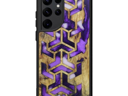 Galaxy S22 Ultra Wood+Resin Phone Case - Franklin (Pattern, 602276) Online Hot Sale