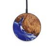 Circle Wood+Resin Wireless Charger - Ingaborg (Dark Blue, 599296) Sale