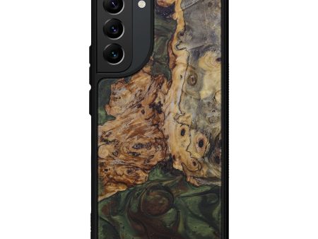 Galaxy S22 Plus Wood+Resin Phone Case - Rois (Dark Green, 596802) Sale