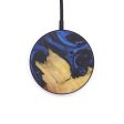 Circle Wood+Resin Wireless Charger - Tiphani (Dark Blue, 597806) on Sale