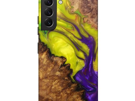 Galaxy S22 Plus Wood+Resin Live Edge Phone Case - Lanna (Purple, 599112) Discount