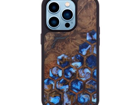 iPhone 14 Pro Wood+Resin Phone Case - Wren (Pattern, 602698) Online now