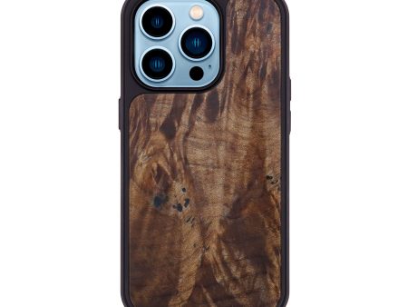 iPhone 14 Pro Burl Wood Phone Case - Dehlia (Maple Burl, 597603) For Sale