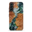 Galaxy S22 Plus Wood+Resin Live Edge Phone Case - Tandi (Dark Green, 596629) Online now