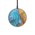 Circle Wood+Resin Wireless Charger - Noyes (Light Blue, 597978) Fashion