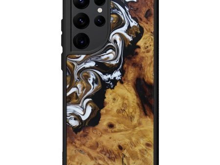 Galaxy S22 Ultra Wood+Resin Phone Case - Bernadine (Artist Pick, 601419) For Sale