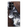 Galaxy S22 Ultra Wood+Resin Live Edge Phone Case - Dagmar (Black & White, 598660) Supply