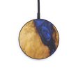 Circle Wood+Resin Wireless Charger - Phaidra (Dark Blue, 597821) Online Sale