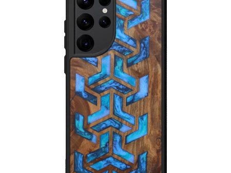 Galaxy S22 Ultra Wood+Resin Phone Case - Misty (Artist Pick, 600376) Online Sale