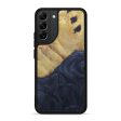 Galaxy S22 Plus Wood+Resin Phone Case - Marjoke (Pure Black, 598807) For Cheap