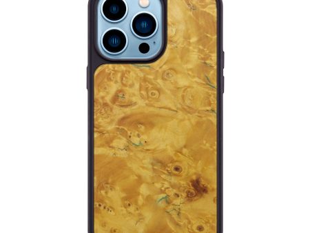 iPhone 14 Pro Max Burl Wood Phone Case - Mirna (Buckeye Burl, 598267) For Cheap