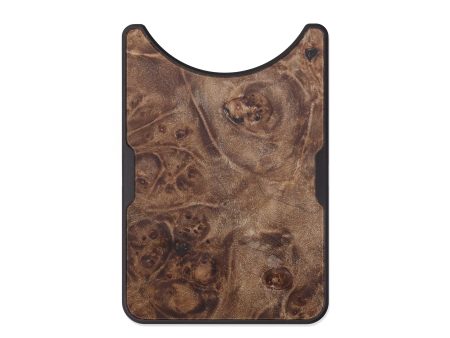 Alloy Burl Wood Wallet - Amara (Maple Burl, 599429) For Discount