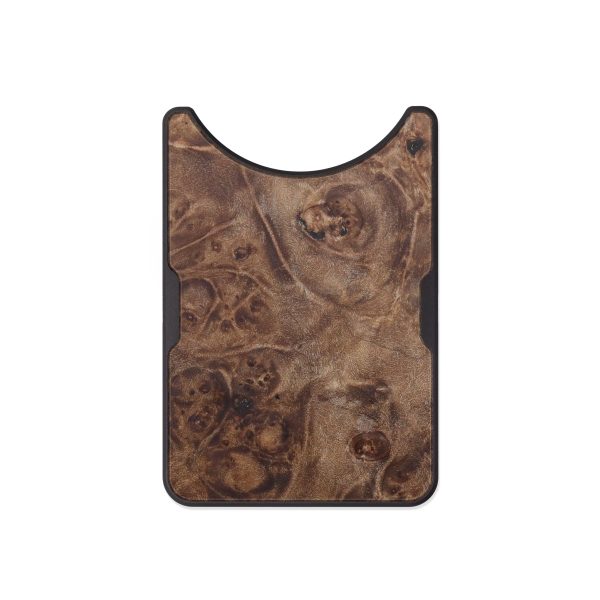 Alloy Burl Wood Wallet - Amara (Maple Burl, 599429) For Discount