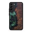 Galaxy S22 Plus Wood+Resin Phone Case - Onida (Dark Green, 602876) Hot on Sale