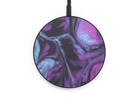 Circle ResinArt Wireless Charger - Amanda (Purple, 599264) Online Sale