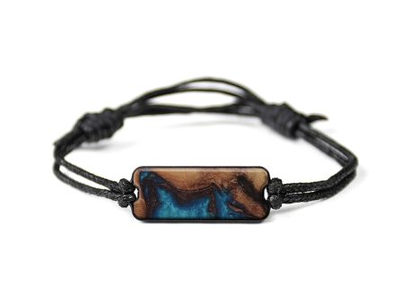 Classic Wood+Resin Bracelet - Zilpha (Light Blue, 596856) on Sale