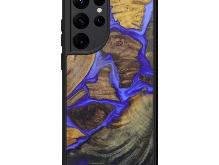 Galaxy S22 Ultra Wood+Resin Phone Case - Ariana (Mosaic, 597605) Supply