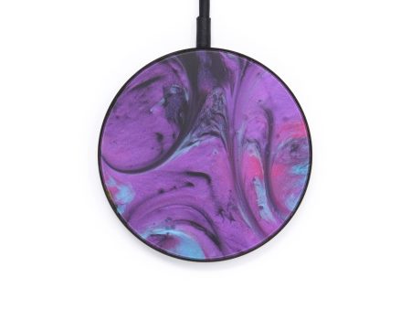 Circle ResinArt Wireless Charger - Marvette (Purple, 599260) Online Hot Sale