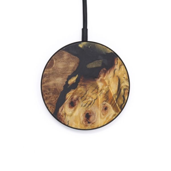 Circle Wood+Resin Wireless Charger - Ingaborg (Mosaic, 599241) Online