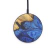 Circle Wood+Resin Wireless Charger - Arabela (Dark Blue, 599295) For Discount