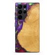 Galaxy S22 Ultra Wood+Resin Live Edge Phone Case - Cacilia (Purple, 597048) Hot on Sale