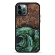 iPhone 12 Pro Wood+Resin Phone Case - Adeline (Dark Green, 596279) Supply