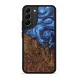 Galaxy S22 Plus Wood+Resin Phone Case - Treyton (Dark Blue, 596202) Online now