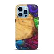 iPhone 14 Pro Wood+Resin Live Edge Phone Case - Angelique (Purple, 597063) on Sale