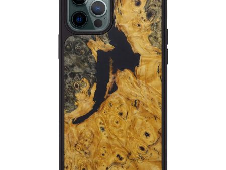 iPhone 12 Pro Max Burl Wood Phone Case - Anje (Buckeye Burl, 596531) Supply